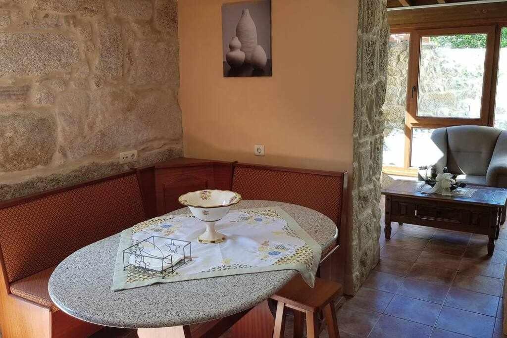 Casa Cuadrantecasa De Piedra En Playa De Carnota Villa Pedrafigueira Exteriör bild