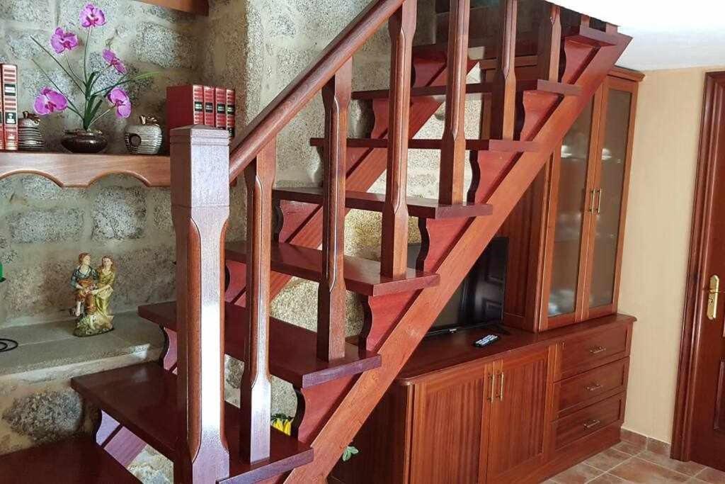 Casa Cuadrantecasa De Piedra En Playa De Carnota Villa Pedrafigueira Exteriör bild
