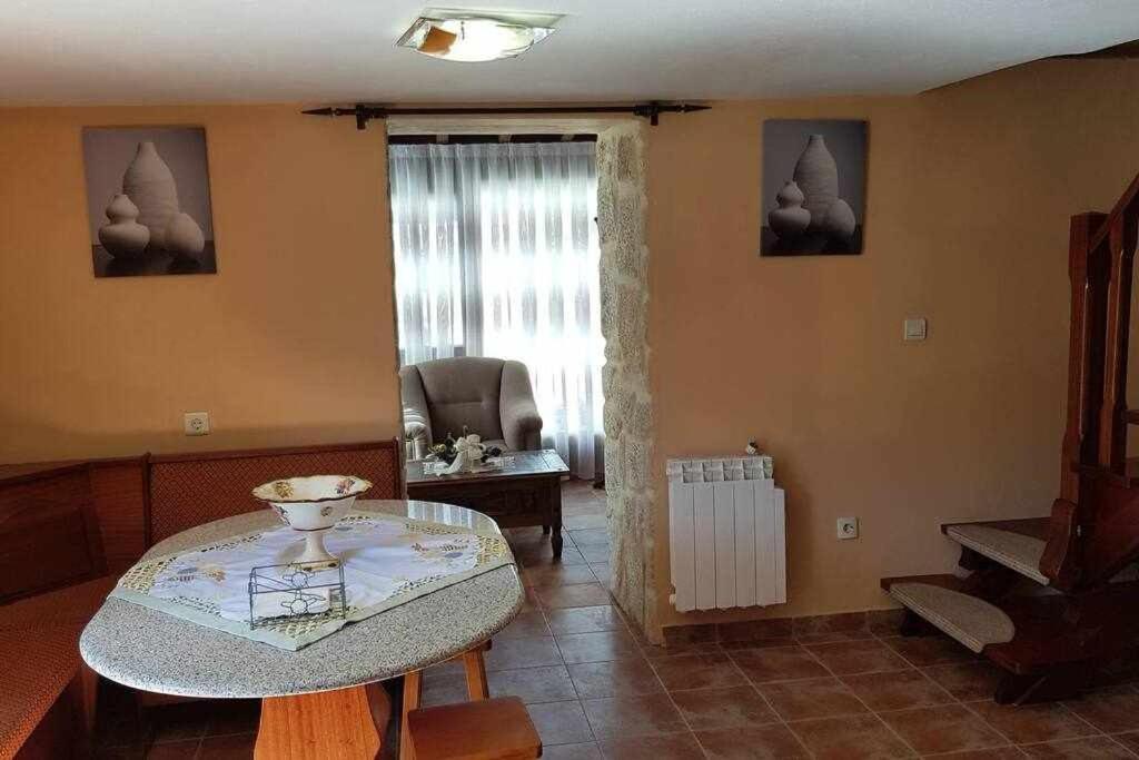 Casa Cuadrantecasa De Piedra En Playa De Carnota Villa Pedrafigueira Exteriör bild