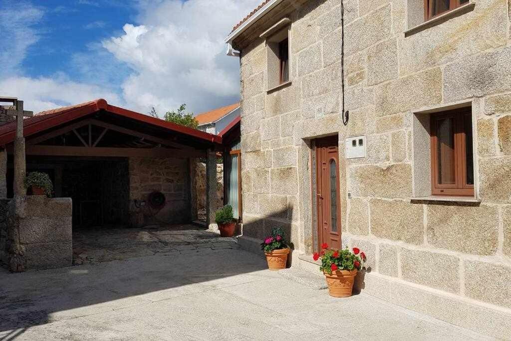 Casa Cuadrantecasa De Piedra En Playa De Carnota Villa Pedrafigueira Exteriör bild